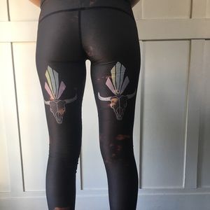 Teeki hot pant xs EUC in Buffalo Princess print